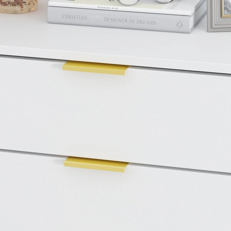 5-Drawer Dresser with Gold Handles