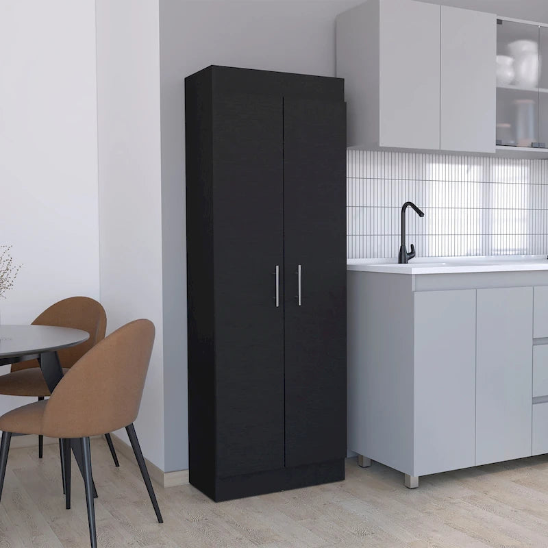 2-Door Kitchen Pantry Cabinet with 5 Shelves