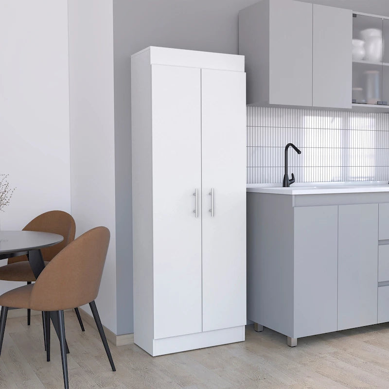 2-Door Kitchen Pantry Cabinet with 5 Shelves