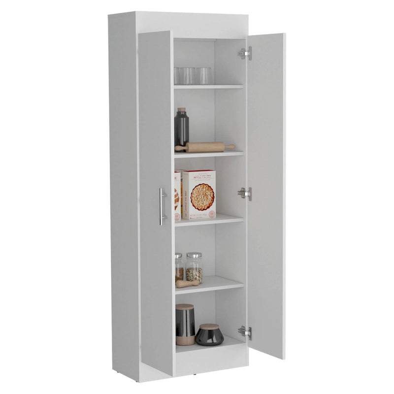 2-Door Kitchen Pantry Cabinet with 5 Shelves