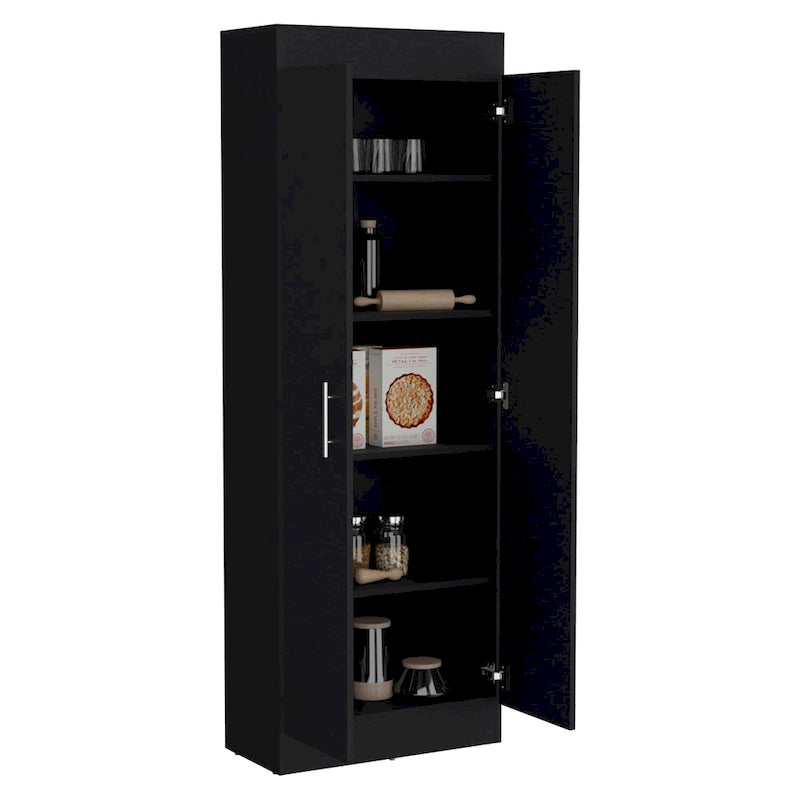 2-Door Kitchen Pantry Cabinet with 5 Shelves