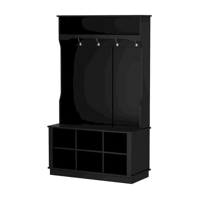 3-in-1 Entryway Hall Tree with Storage Bench & Shoe Rack