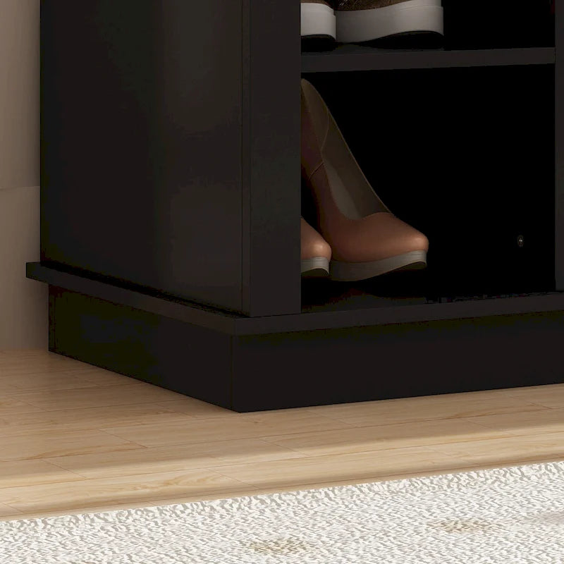 3-in-1 Entryway Hall Tree with Storage Bench & Shoe Rack