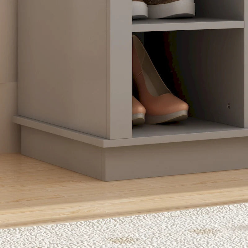 3-in-1 Entryway Hall Tree with Storage Bench & Shoe Rack