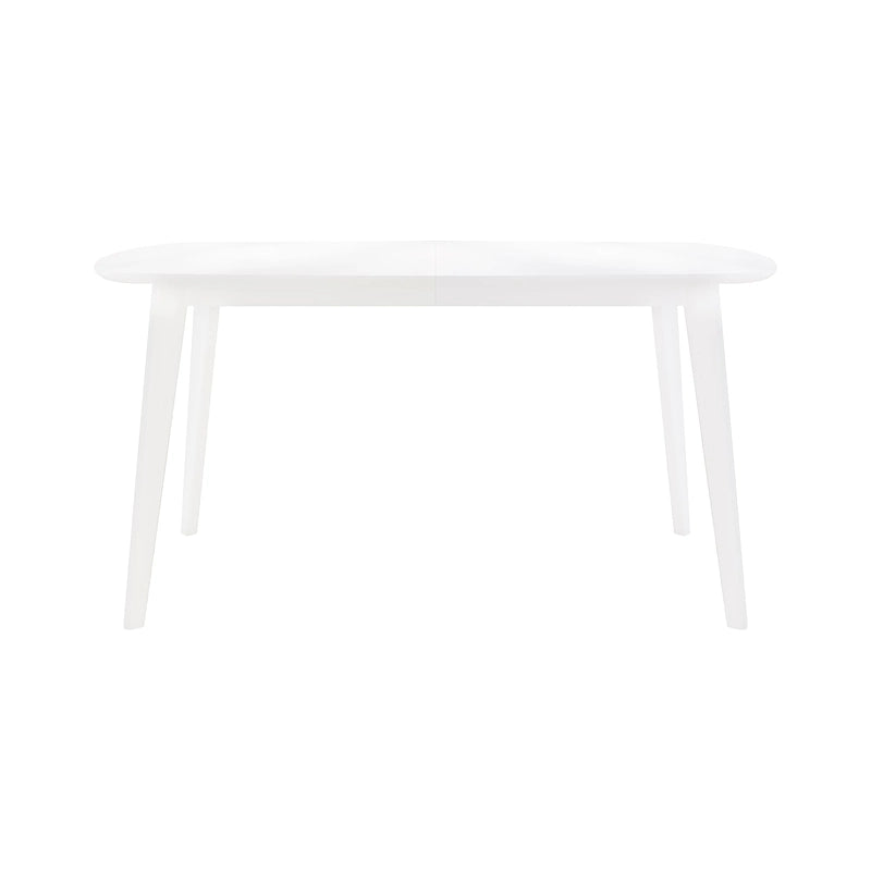 Modern 6-Person Rectangular Dining Table with Wood-Grain Top