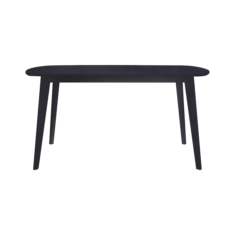 Modern 6-Person Rectangular Dining Table with Wood-Grain Top