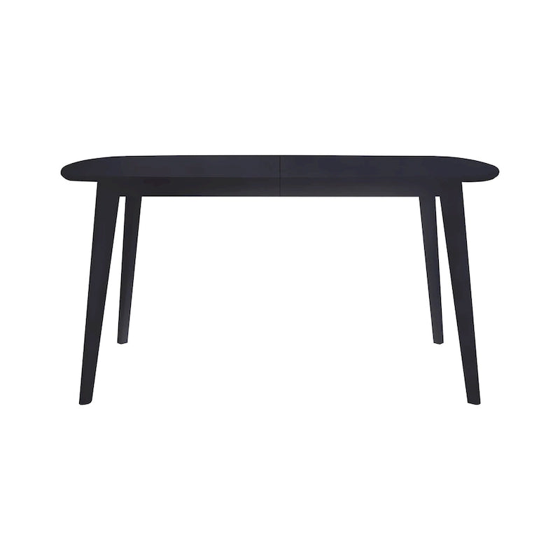 Modern 6-Person Rectangular Dining Table with Wood-Grain Top