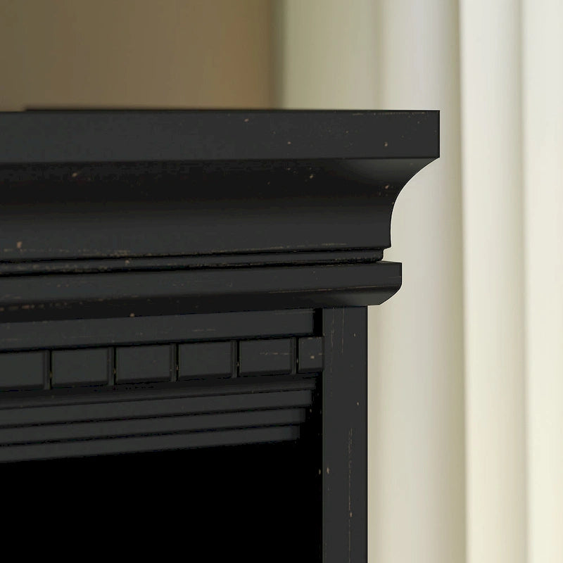 5-Shelf Bookcase with Adjustable Shelves – Antique Finish