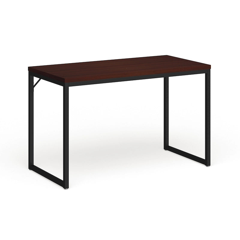47" Industrial Style Office Desk with Heavy-Duty Steel Frame – Writing & Computer Table