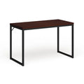 47" Industrial Style Office Desk with Heavy-Duty Steel Frame – Writing & Computer Table
