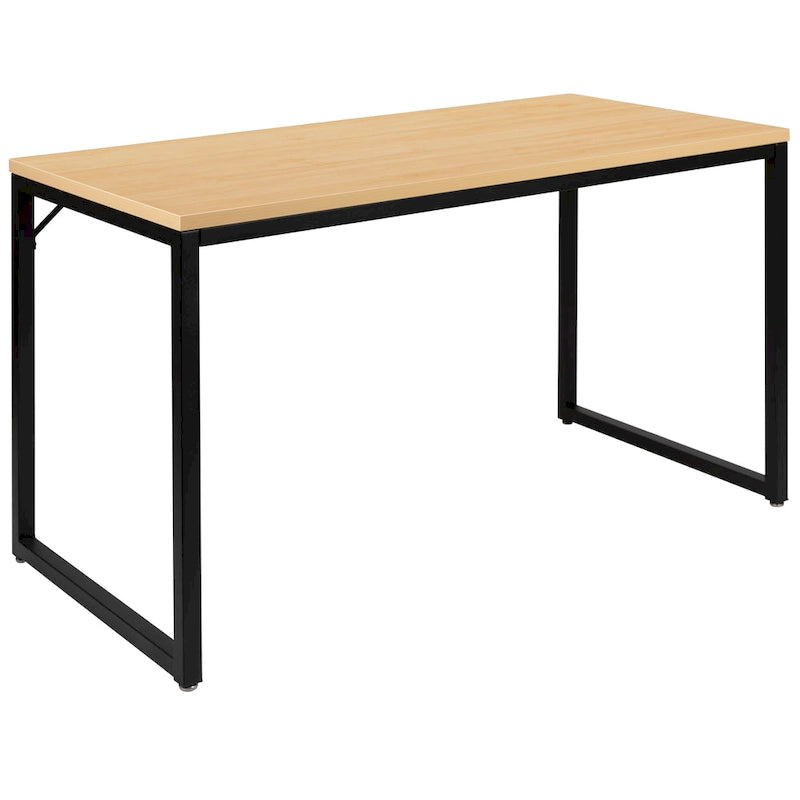47" Industrial Style Office Desk with Heavy-Duty Steel Frame – Writing & Computer Table