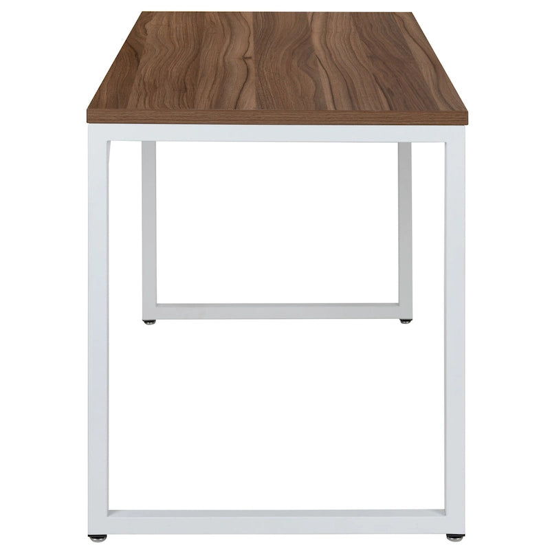 47" Industrial Style Office Desk with Heavy-Duty Steel Frame – Writing & Computer Table