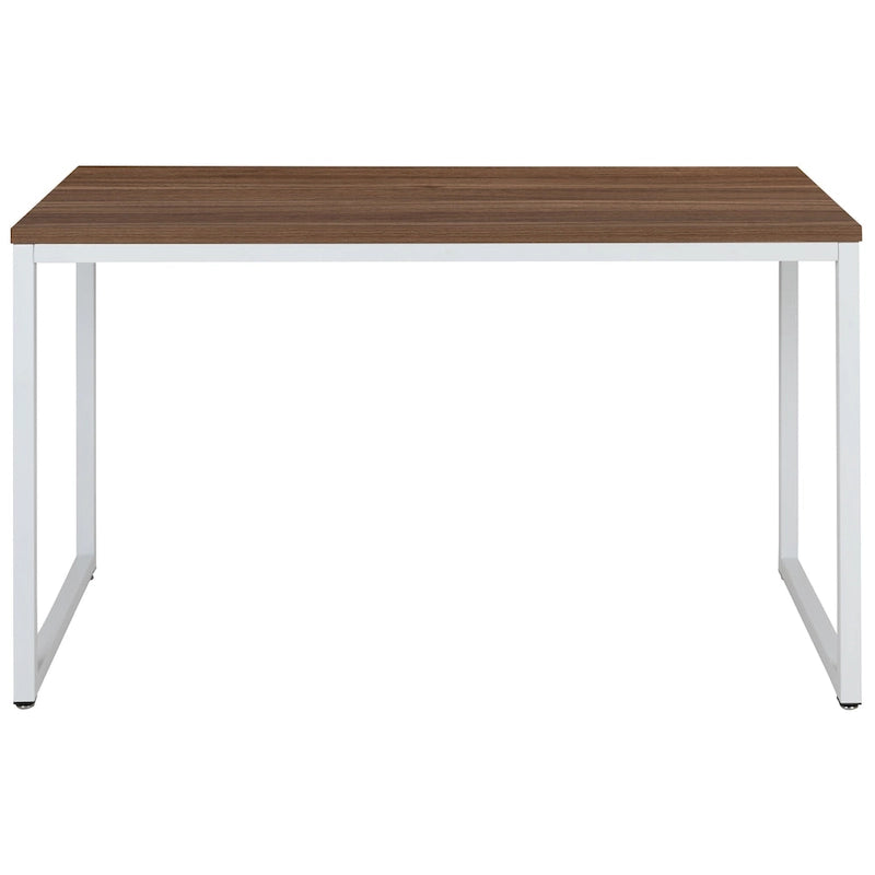 47" Industrial Style Office Desk with Heavy-Duty Steel Frame – Writing & Computer Table