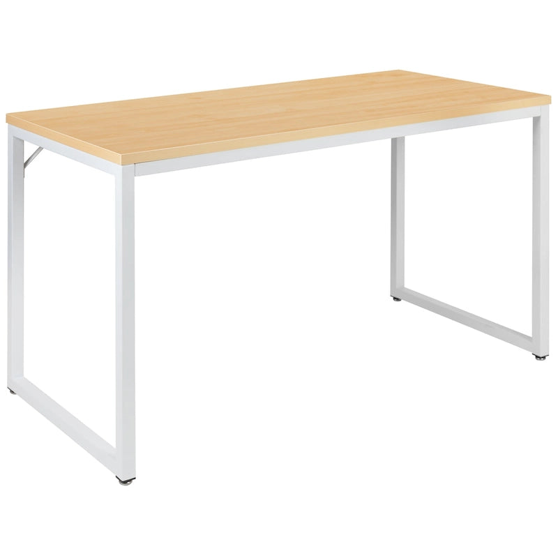 47" Industrial Style Office Desk with Heavy-Duty Steel Frame – Writing & Computer Table