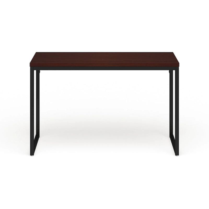 47" Industrial Style Office Desk with Heavy-Duty Steel Frame – Writing & Computer Table