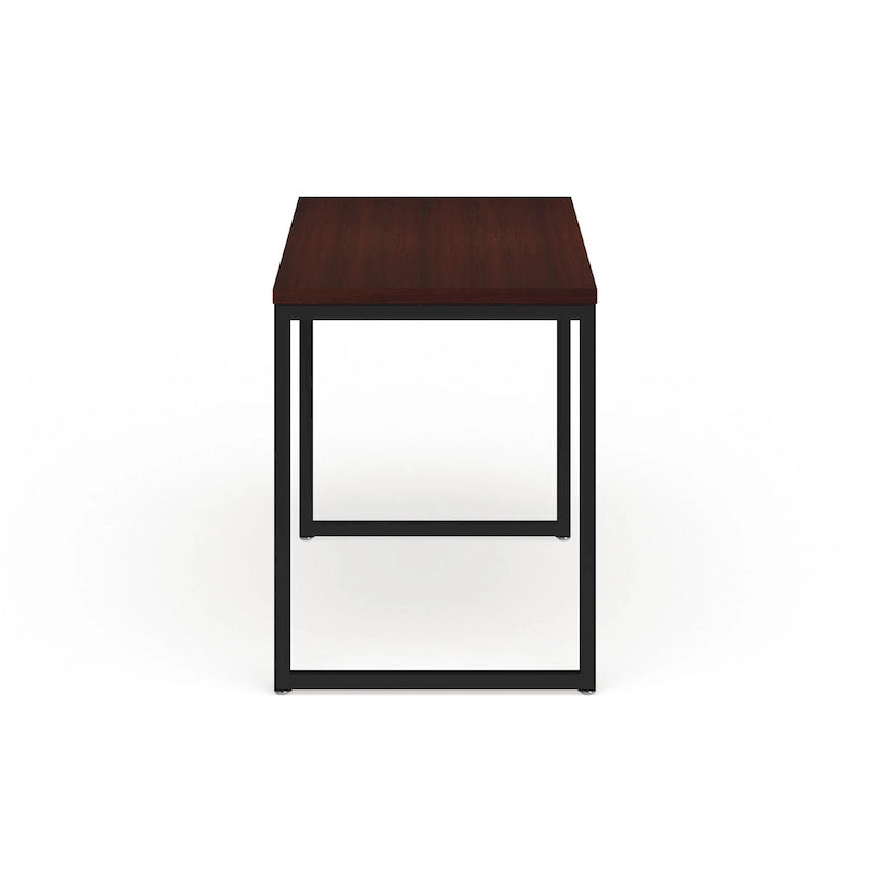 47" Industrial Style Office Desk with Heavy-Duty Steel Frame – Writing & Computer Table