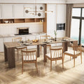 Extendable Wood Dining Table – Minimalist Console & Dining Table