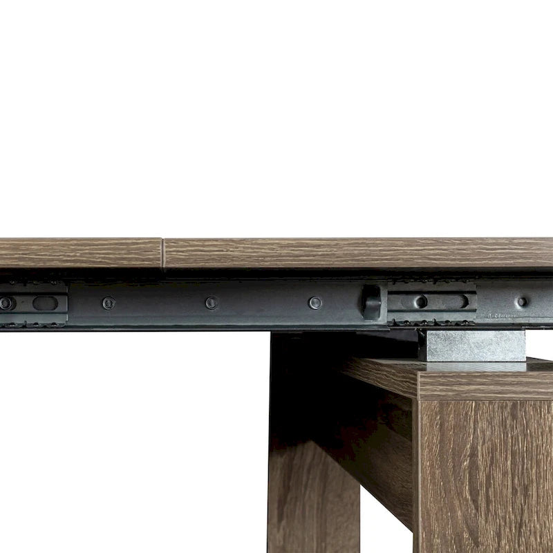 Extendable Wood Dining Table – Minimalist Console & Dining Table