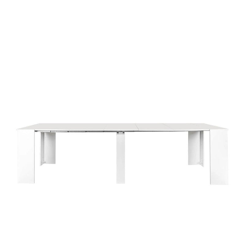 Extendable Wood Dining Table – Minimalist Console & Dining Table